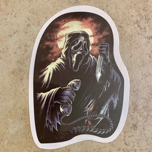 💀 Horror Movie Vinyl Sticker Glossy